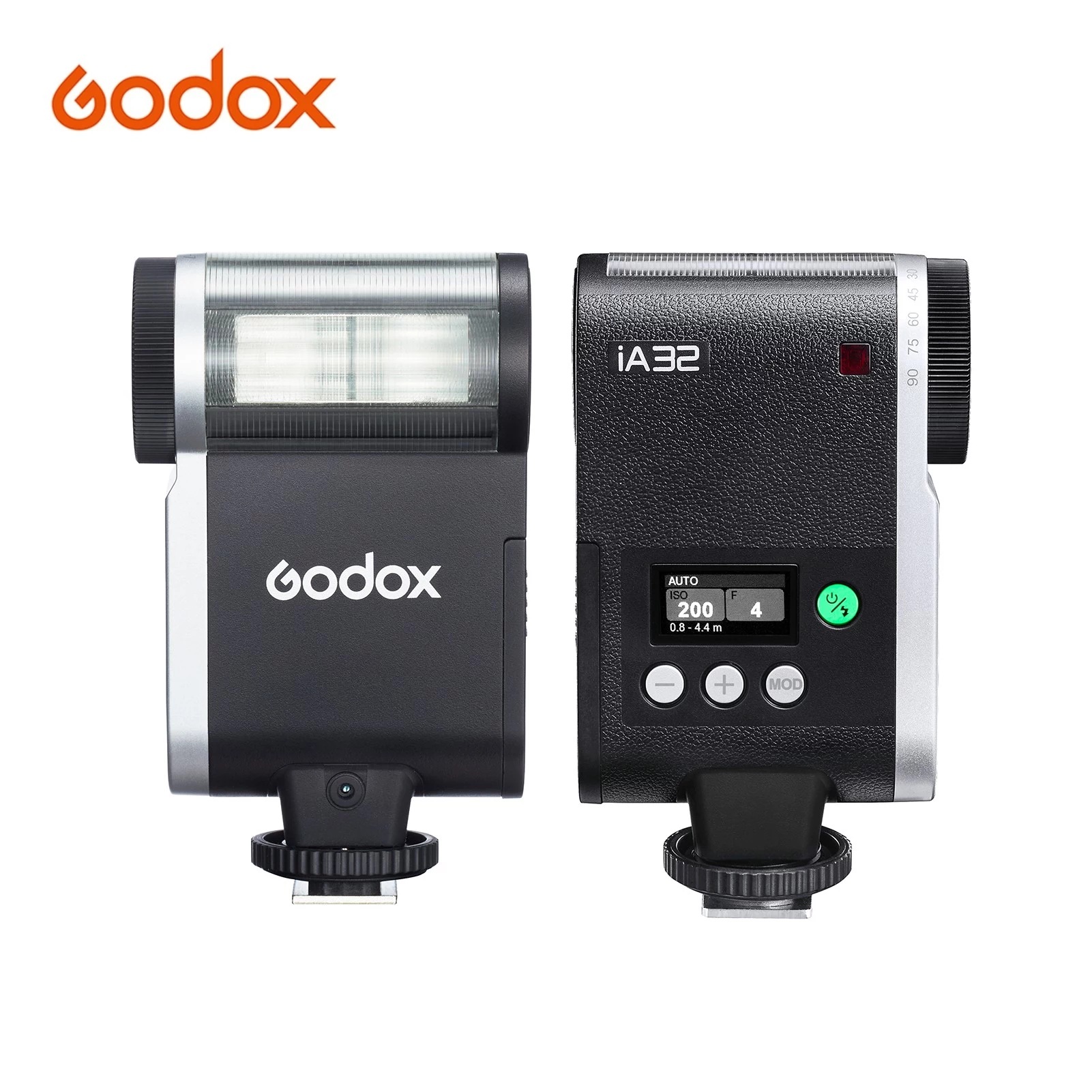 Photography Lighting Material - Godox iA32 บนกล้องแฟลช GN15 กล้อง Speedlite