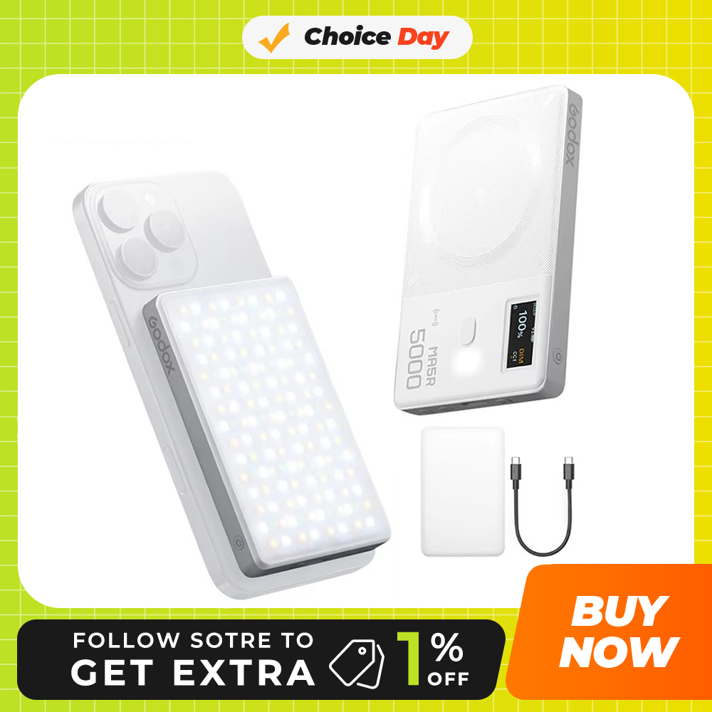 Photography Lighting Kit Godox - ใหม่ Godox MA5R แบบพกพาเติมแสง 1800 K-10000