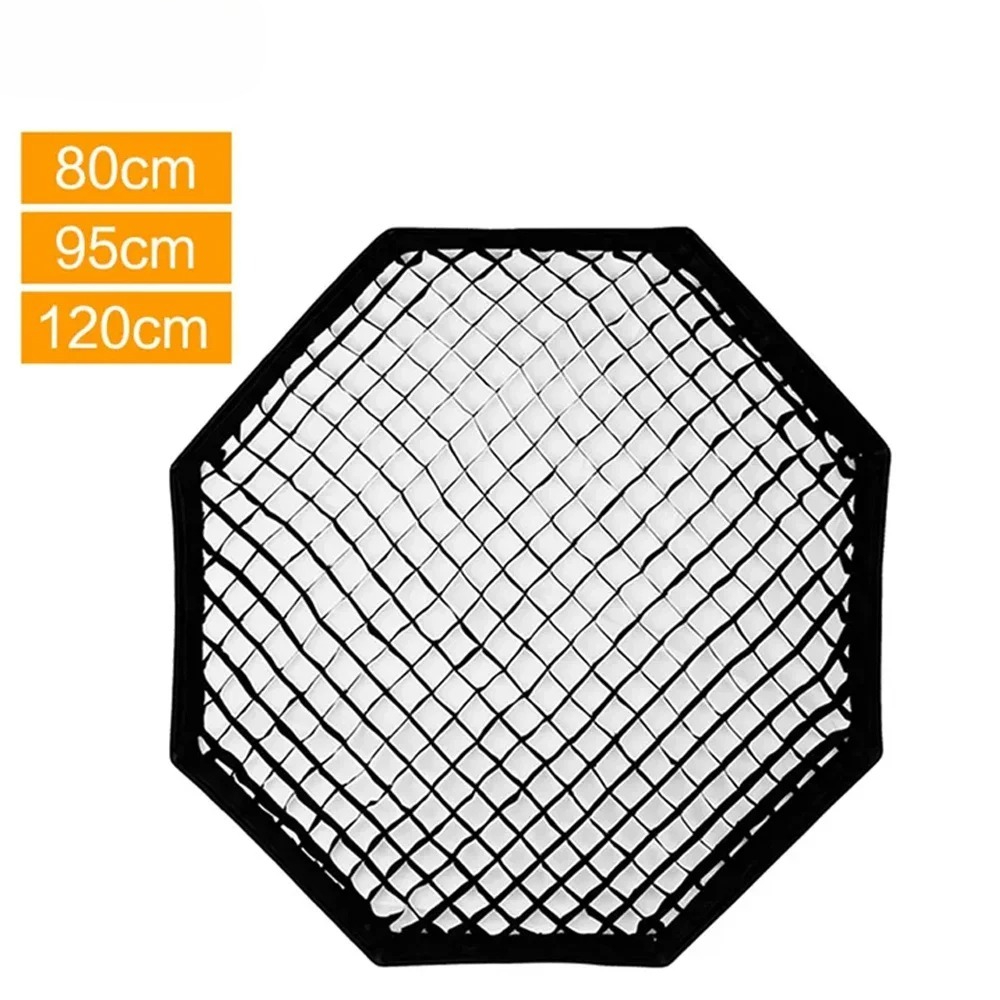 Photography Lighting Grid - กริดรังผึ้งแปดเหลี่ยมขนาด 80 ซม. 95 ซม. 120