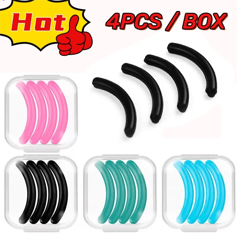 Softbox Portable Strip - 4 ชิ้น/กล่องแบบพกพา Eyelashes Curler เปลี่ยนยาง 4
