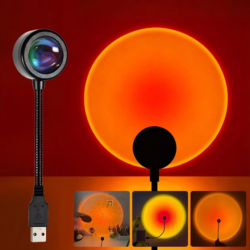 Photography Lightning - โคมไฟ USB ไล่เฉดสีสันสดใส ตกแต่งบ้าน ฉากหลังถ่ายภาพ ไฟ