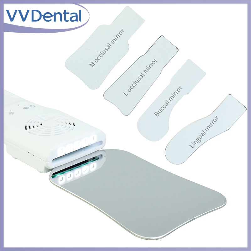 Photography Lighting Set - ชุดกระจกทันตกรรมป้องกันฝ้า VVDental สแตนเลสสตีล พร้อมไฟ LED กระจกสะท้อนแสงสำหรับจัดฟัน