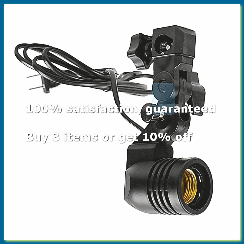 Lighting In Photography - ไฟสตูดิโอถ่ายภาพ ขั้วหลอด E27 สายไฟยาว 1.8 เมตร