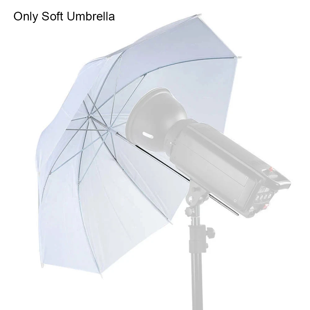Photography Lightning - 20 นิ้วสตูดิโอถ่ายภาพแสงแฟลชโปร่งแสงสีขาวถ่ายภาพ Daylight Reflector ร่มนุ่มพับได้สําหรับการถ่ายภาพ
