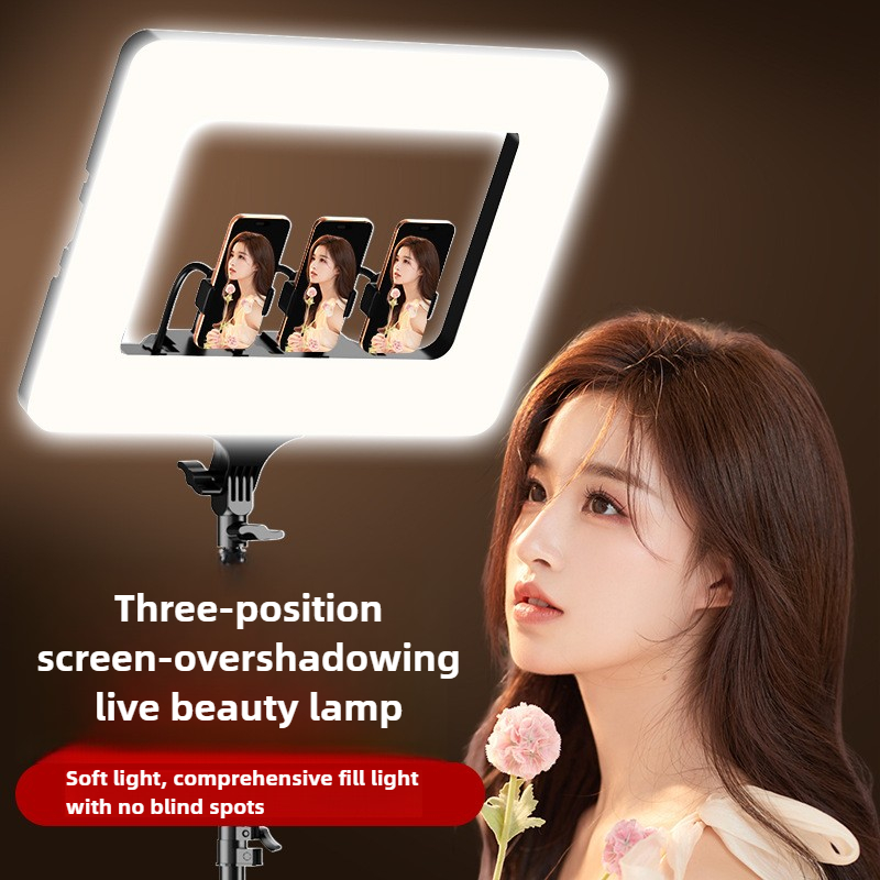 Photography Lighting Position - ขาตั้งไฟถ่ายภาพแบบนุ่มนวล 3 ระดับ สำหรับไลฟ์สดบนโทรศัพท์ ขาตั้งกล้องไฟ LED