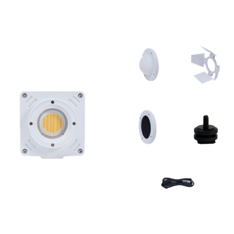 Photography Lighting Grid - ไฟวิดีโอพกพา LED 20W 2700K-6500K พร้อมซอฟต์บ็อกซ์ ฮันนี่โคมกริด
