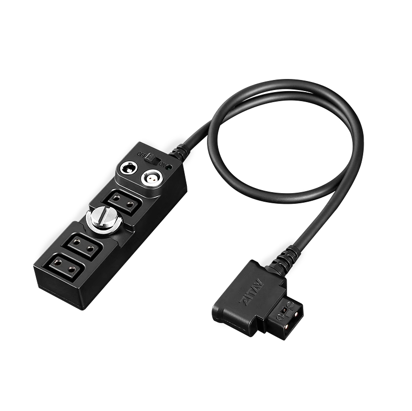 Photography Lighting Material - 5in1 D-TAP 2PIN วงกลมตัวเชื่อมต่อ DC ฮับแยกสายเคเบิลจากแท่นขุดเจาะกล้อง