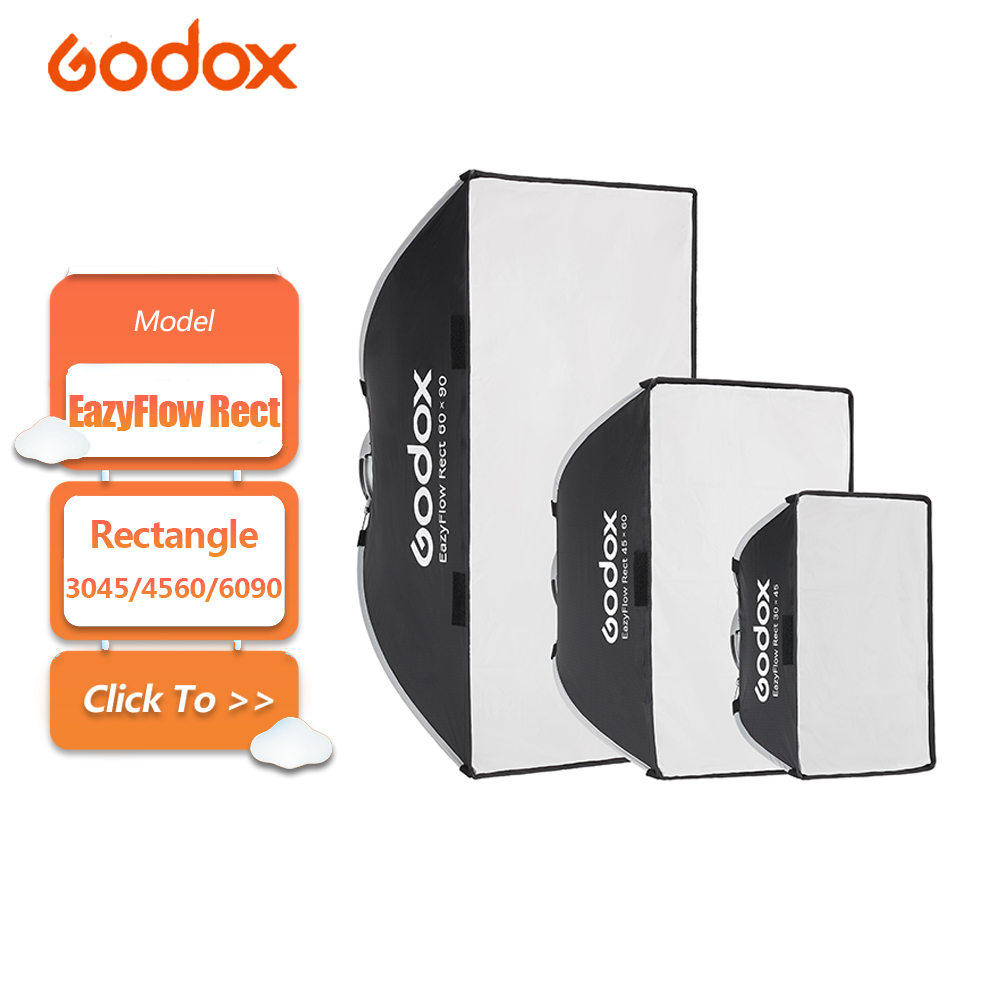 Softbox Portable Strip - ซอฟต์บ็อกซ์ Godox EazyFlow Rect 3045/4560/6090 แบบพับได้