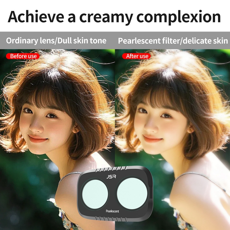 Photography Lighting Set - สำหรับเลนส์กล้อง DJI Osmo Pocket 4P ฟิลเตอร์แม่เหล็กสีมุก