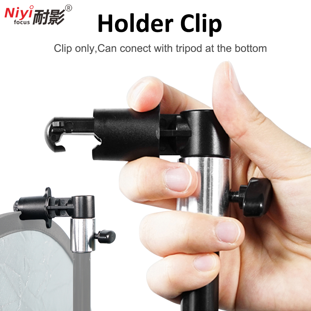 Photography Lighting Material - ผู้ถือคลิปสะท้อนแสงคลิป CLAMP การถ่ายภาพสตูดิโอพื้นหลัง Clipper ขาตั้งกล้องแฟลช Reflector