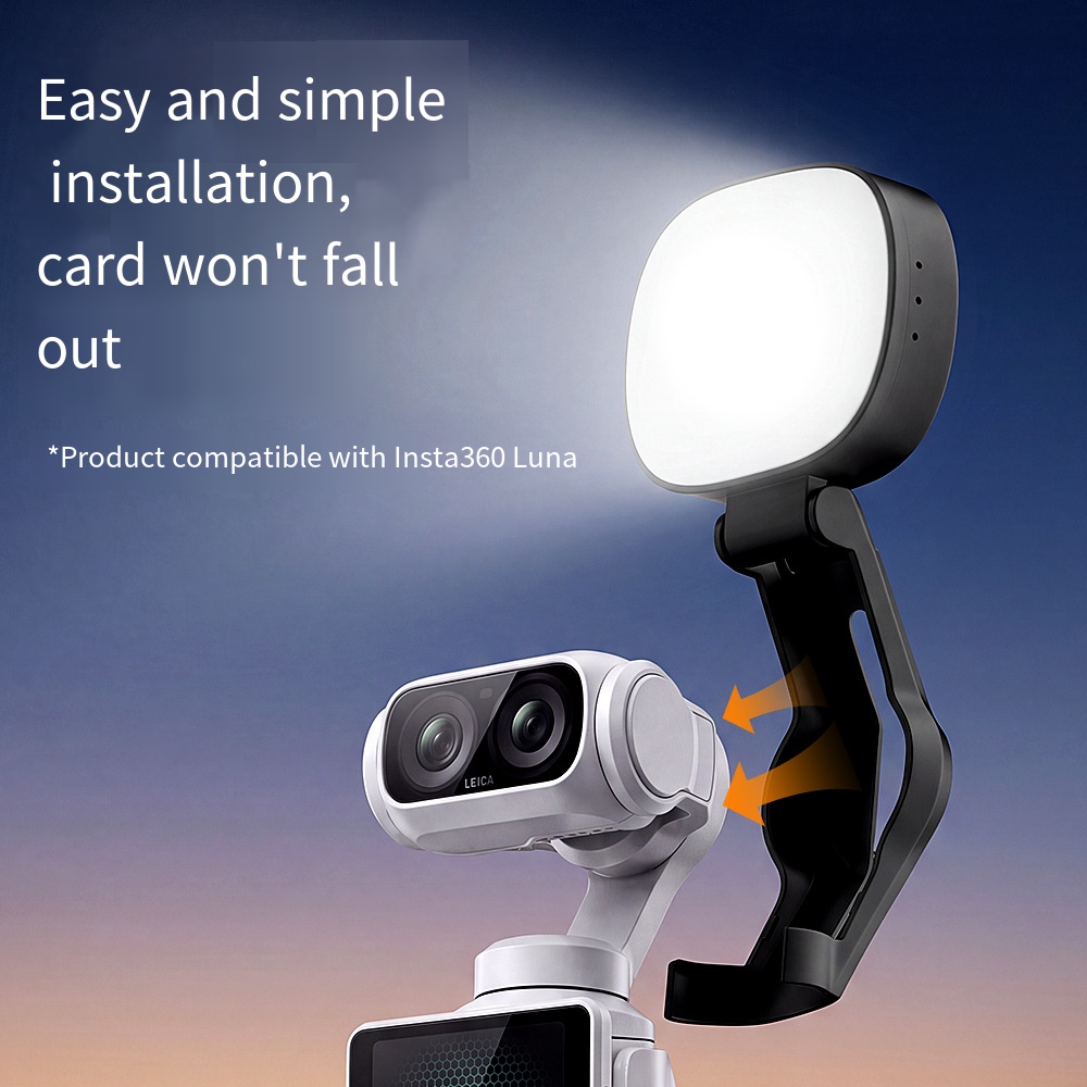Photography Lighting Kits - ไฟเติมความสว่างแบบพกพาสำหรับกล้อง Insta360 Luna Ultra Gimbal อุปกรณ์เสริมสำหรับการถ่ายภาพและการถ่ายทอดสด