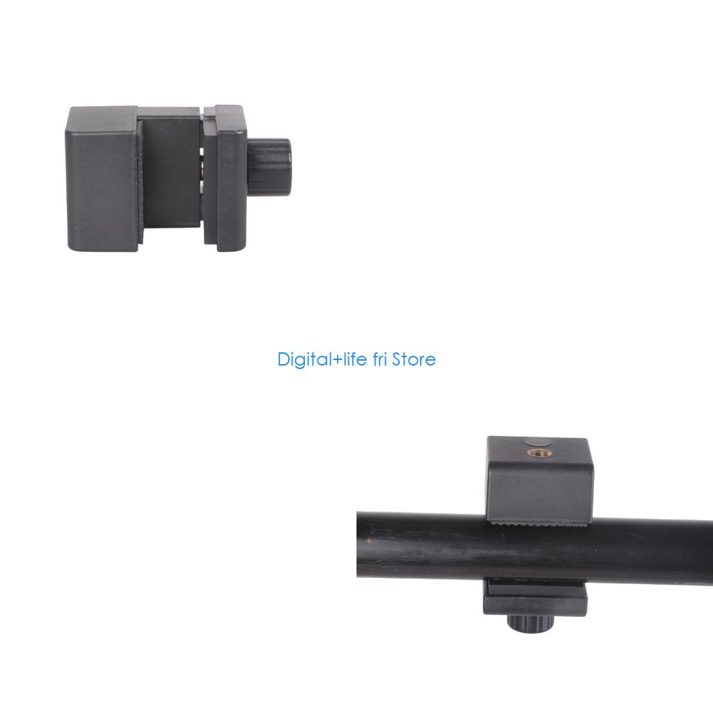 Photography Lighting Reference - E06D คู่ 1/4 นิ้วหญิงสกรูเมาท์แคลมป์ขนาดเล็กสำหรับกล้องโทรศัพท์ขาตั้งขาตั้ง