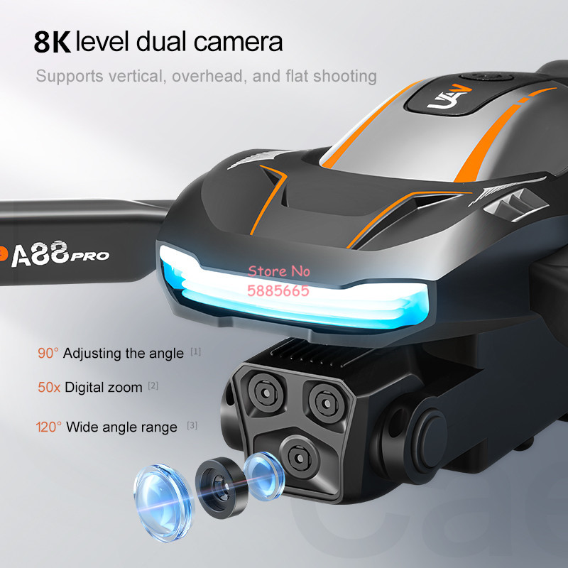 โดรนถ่ายภาพทางอากาศ 8K ระบบ Op - Photography Lighting Position บทวิจารณ์และราคา