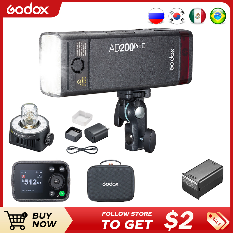 Godox AD200ProII TTL 2.4G กล้อ - Photography Lighting Kit Godox บทวิจารณ์และราคา