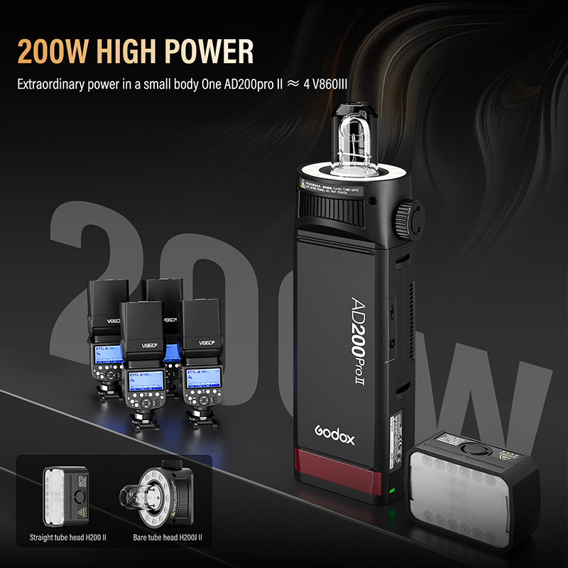 Godox AD200ProII TTL 2.4G กล้อ - Photography Lighting Kit Godox บทวิจารณ์และราคา