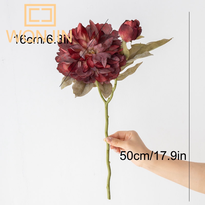 ดอกโบตั๋นจำลอง 2 หัว ขนาดใหญ่  - Photography Artificial Lighting บทวิจารณ์และราคา