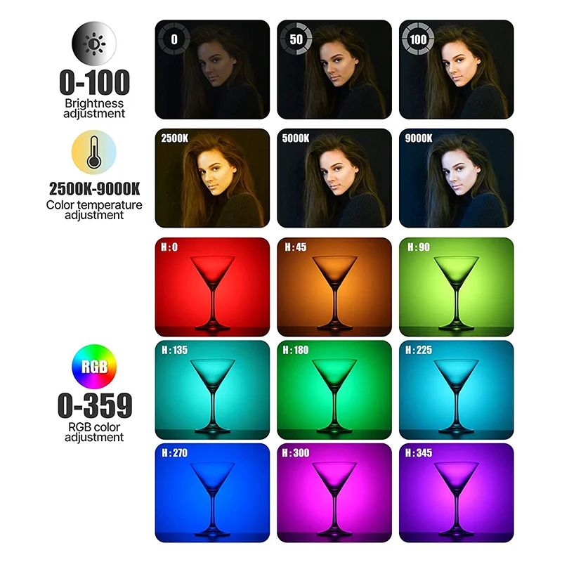 ไฟเติมพกพา RGB รุ่น New120 ปี  - Photography Lighting Indoor บทวิจารณ์และราคา