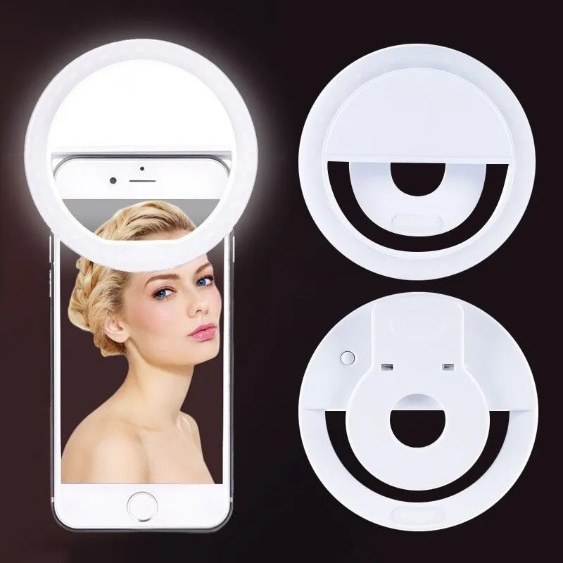 ไฟวงแหวน LED แบบชาร์จไฟได้พร้อ - Photography Lightning บทวิจารณ์และราคา