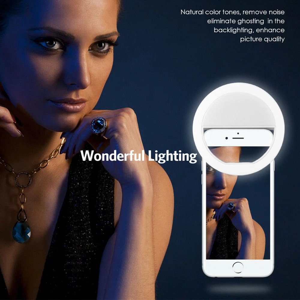 ไฟวงแหวน LED แบบชาร์จไฟได้พร้อ - Photography Lightning บทวิจารณ์และราคา