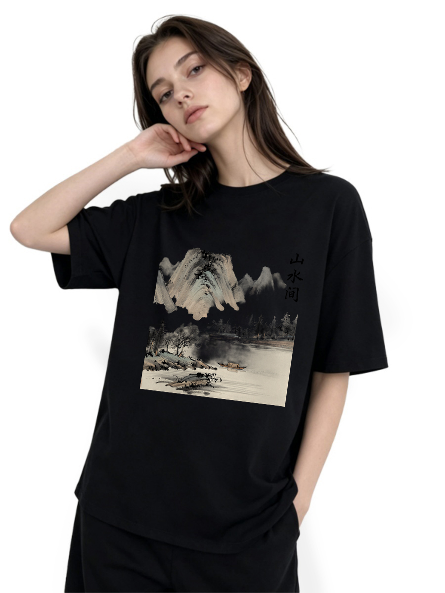 เสื้อยืดผ้าฝ้ายเนื้อบางเบา ลาย - Photography Lighting Director บทวิจารณ์และราคา
