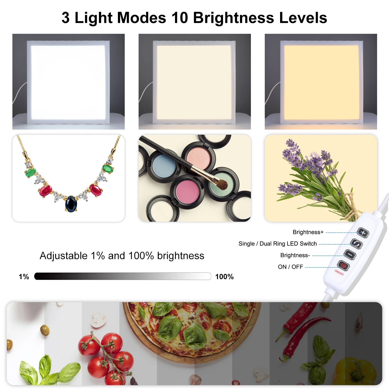 PULUZ 800 1200LM LED เงาโคมไฟก - Photography Lighting Material บทวิจารณ์และราคา