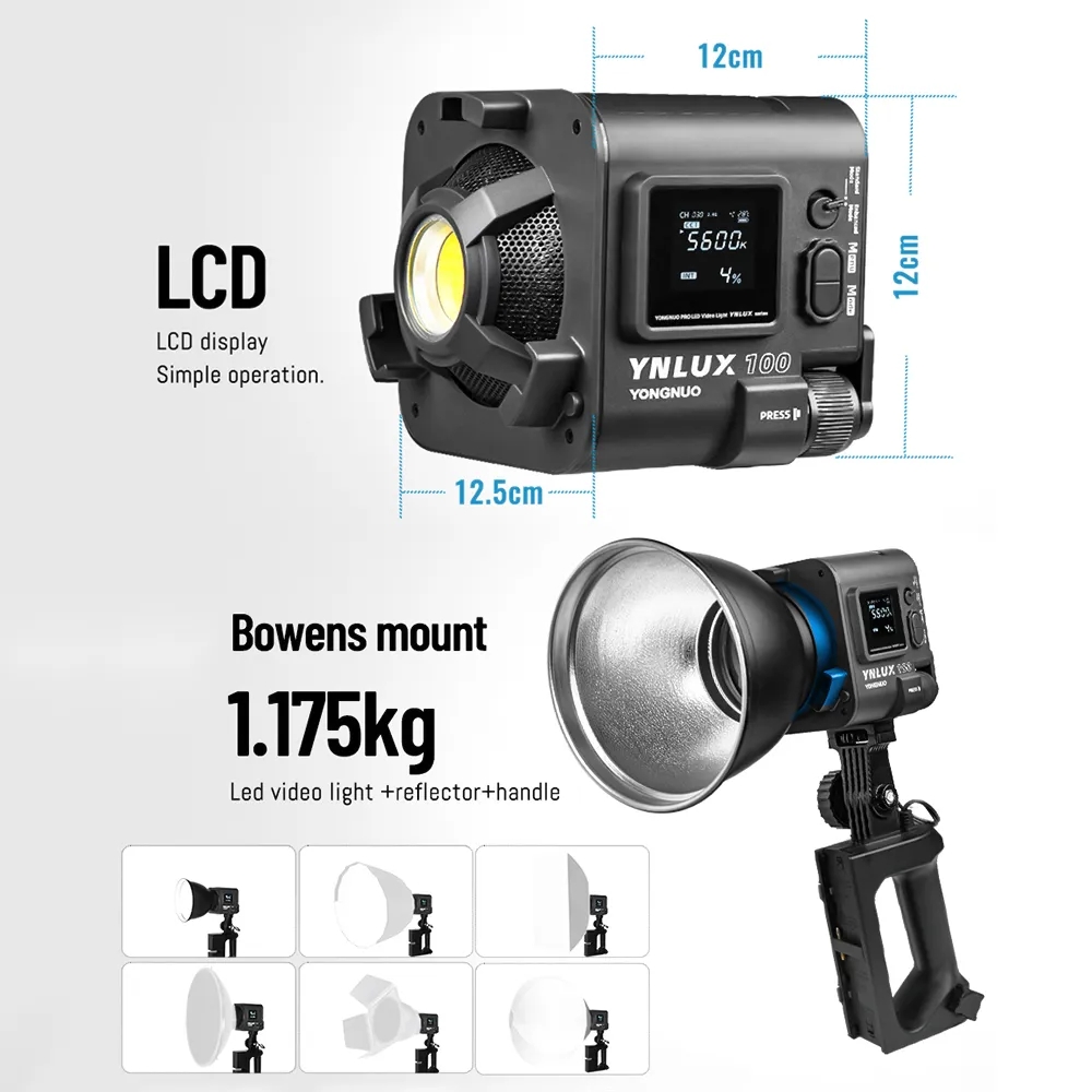 ไฟวิดีโอ LED แบบพกพา YONGNUO Y - Lighting In Photography บทวิจารณ์และราคา