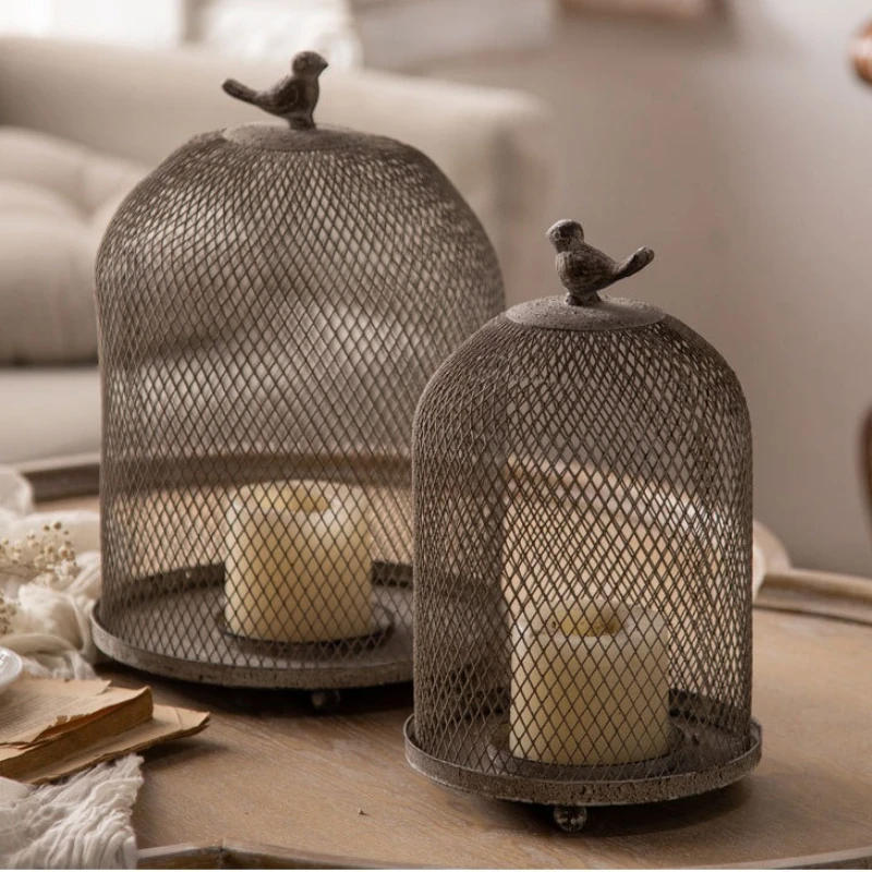 Vintage Iron Birdcage เชิงเทีย - Vintage Photography Lighting บทวิจารณ์และราคา