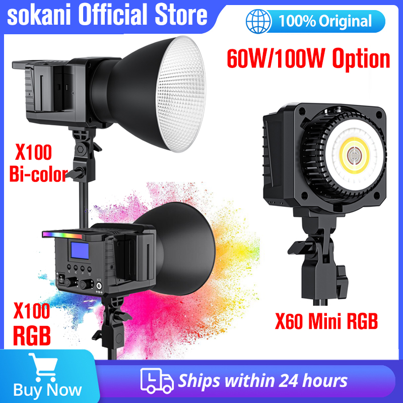 Sokani X100/X60 Mini RGB Bi-สี - Photography Lightning บทวิจารณ์และราคา