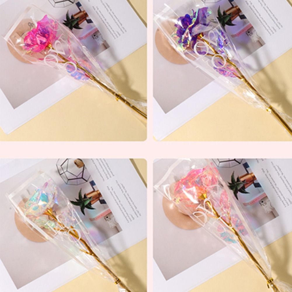 ดอกกุหลาบฟอยล์สีทองเรืองแสง ไฟ - Photography Artificial Lighting บทวิจารณ์และราคา