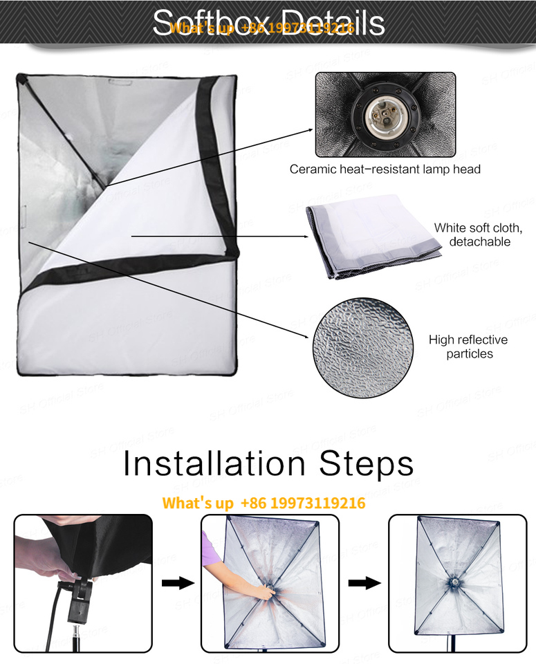 ชุดอุปกรณ์ถ่ายภาพวัสดุอลูมิเนี - Photography Lighting Material บทวิจารณ์และราคา