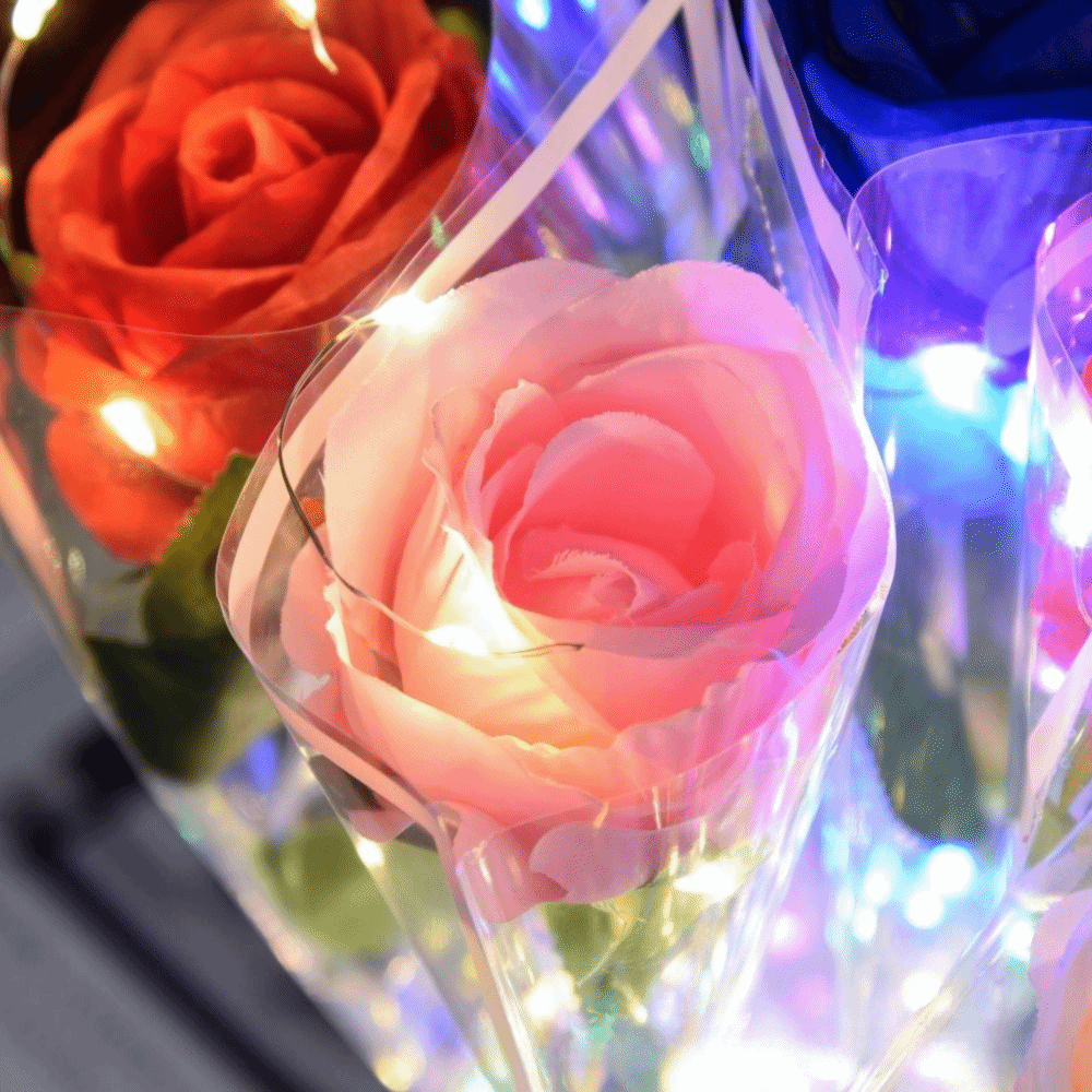 ดอกกุหลาบประดิษฐ์เรืองแสง ไฟ L - Photography Artificial Lighting บทวิจารณ์และราคา