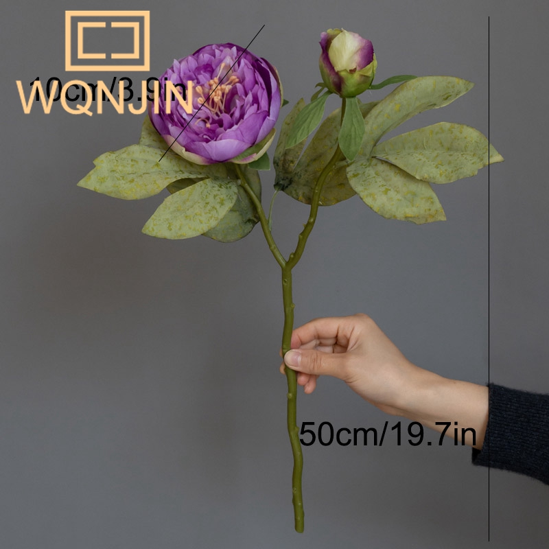 ดอกโบตั๋นประดิษฐ์ 2 หัว สไตล์ห - Photography Artificial Lighting บทวิจารณ์และราคา