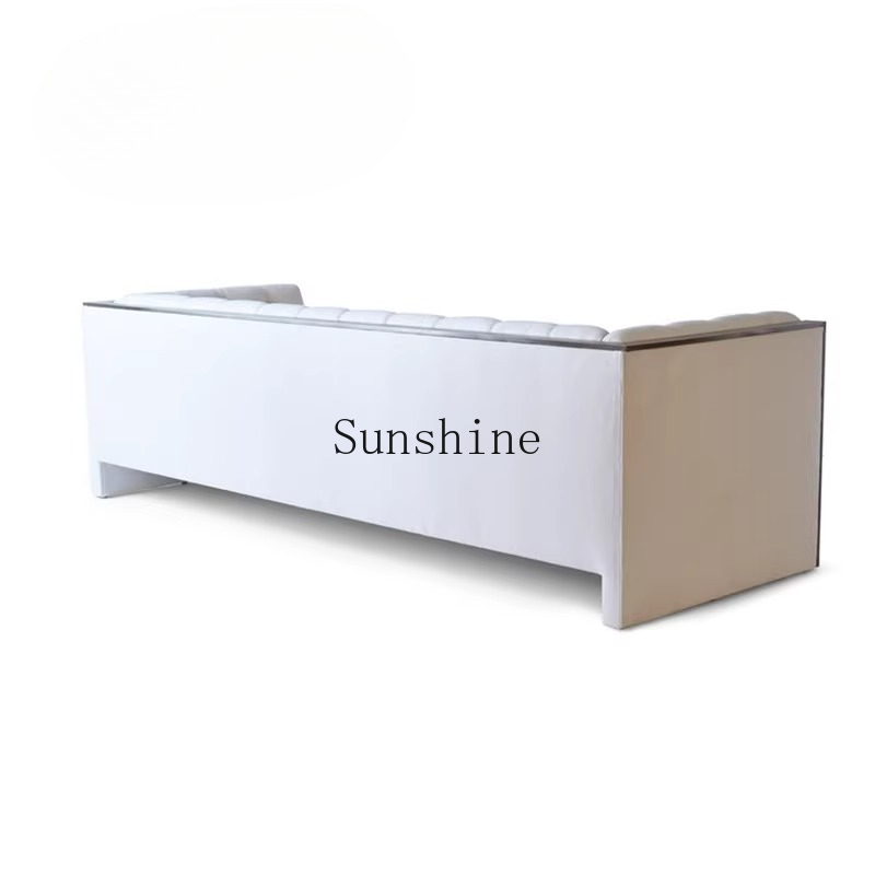 โซฟาผ้ากำมะหยี่สีขาวสไตล์นอร์ด - Photography Lighting Material บทวิจารณ์และราคา