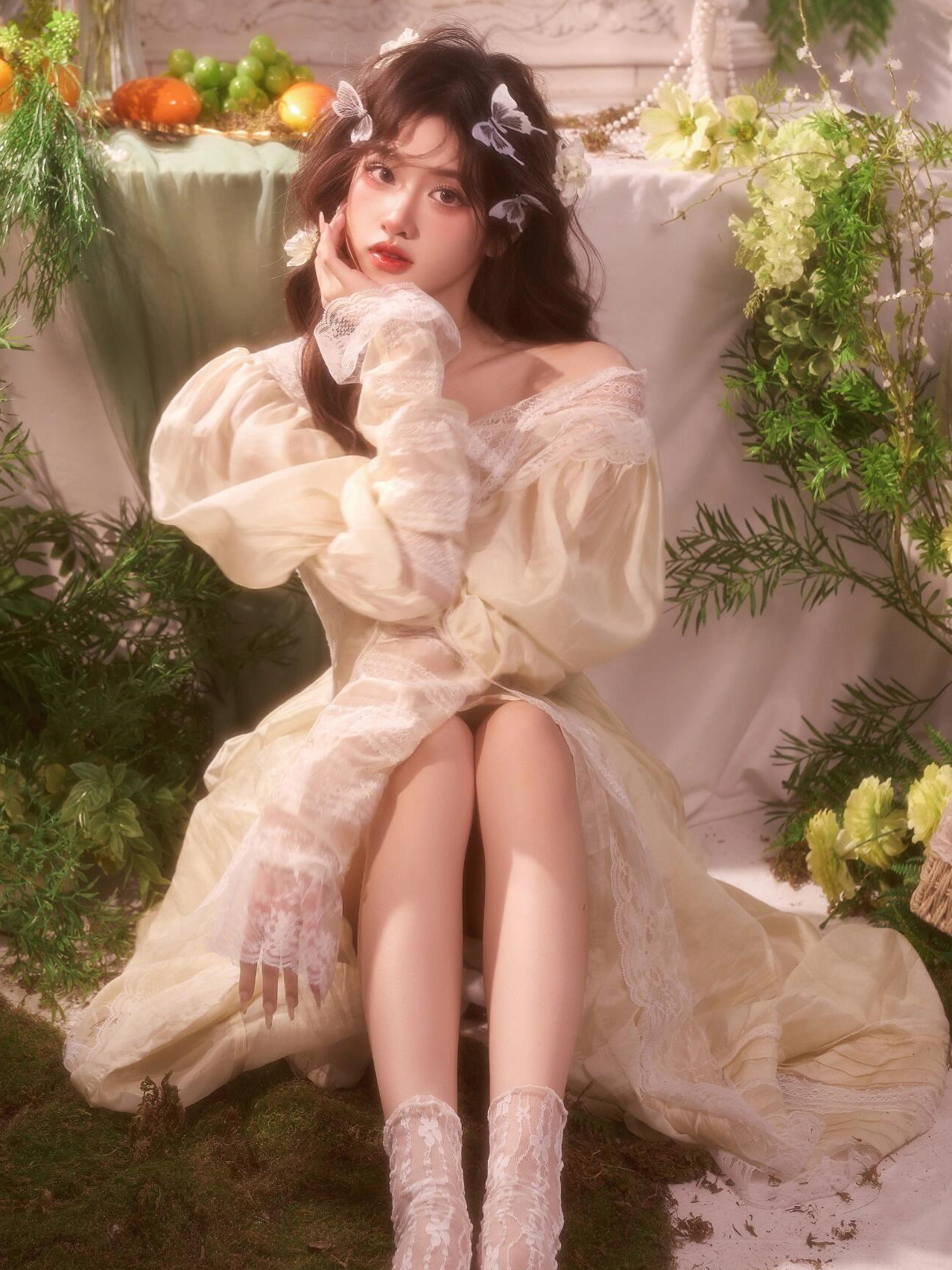 ชุดแต่งงานสไตล์วินเทจ ภาพวาดสี - Vintage Photography Lighting บทวิจารณ์และราคา