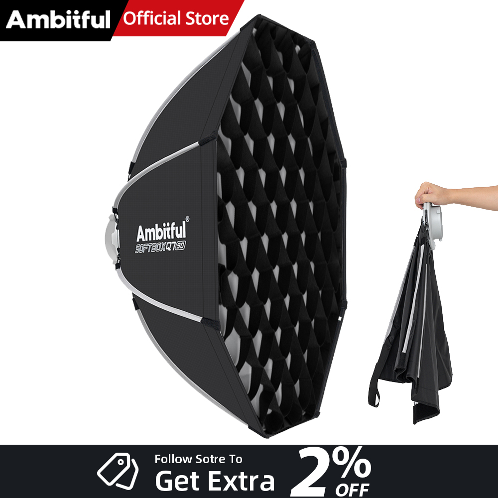 ซอฟต์บ็อกซ์ AMBITFUL Q7II 55/6 - Photography Lighting Grid บทวิจารณ์และราคา