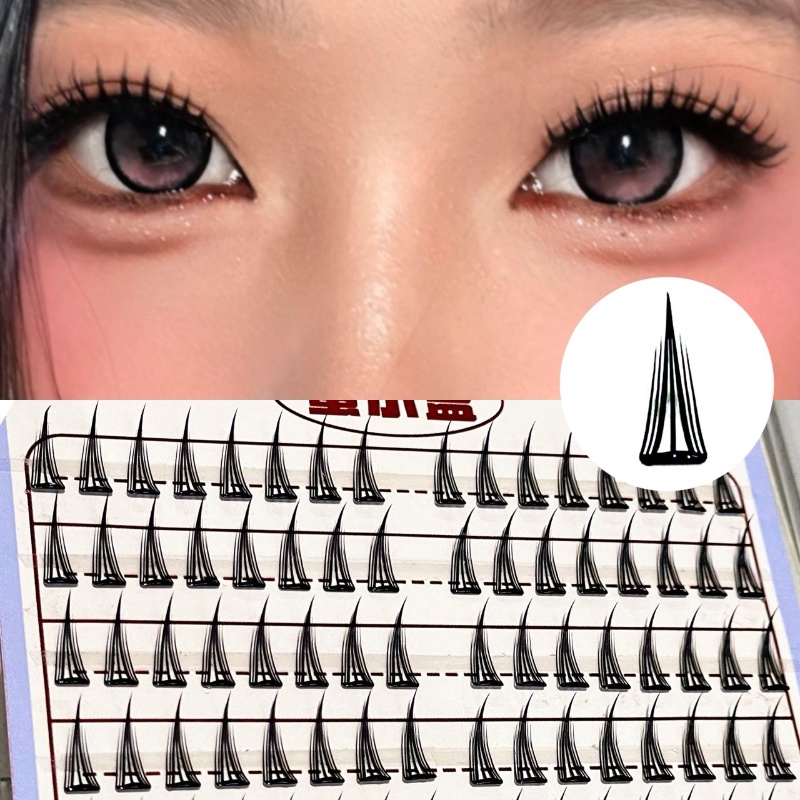 ขนตาปลอม Mixiaohe แบบบางไร้กาว - Photography Lighting Indoor บทวิจารณ์และราคา
