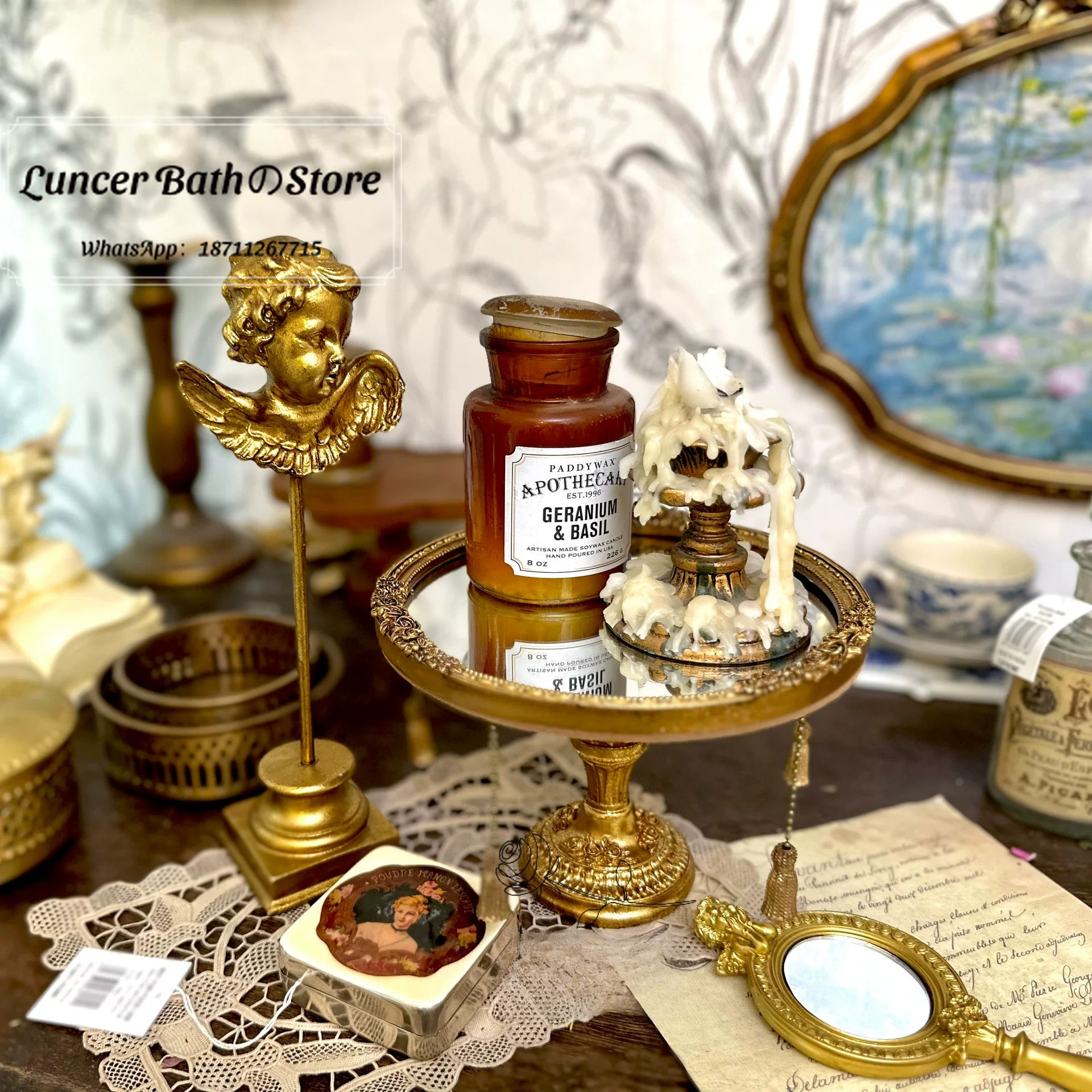 ถาดกระจกสไตล์วินเทจแบบคอร์ท, จ - Vintage Photography Lighting บทวิจารณ์และราคา