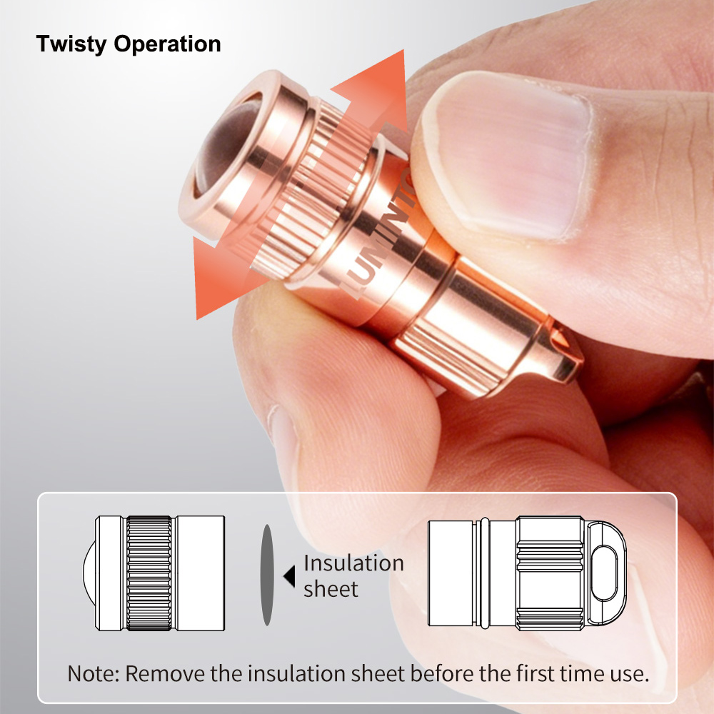 ไฟฉายทองแดง EDC LED ไฟฉายพกพาแ - Snoot Flash Modifier บทวิจารณ์และราคา