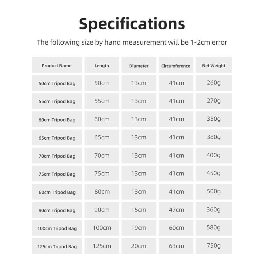 55/60/65/70/75/80/100/125 ซม.  - Photography Lighting Indoor บทวิจารณ์และราคา
