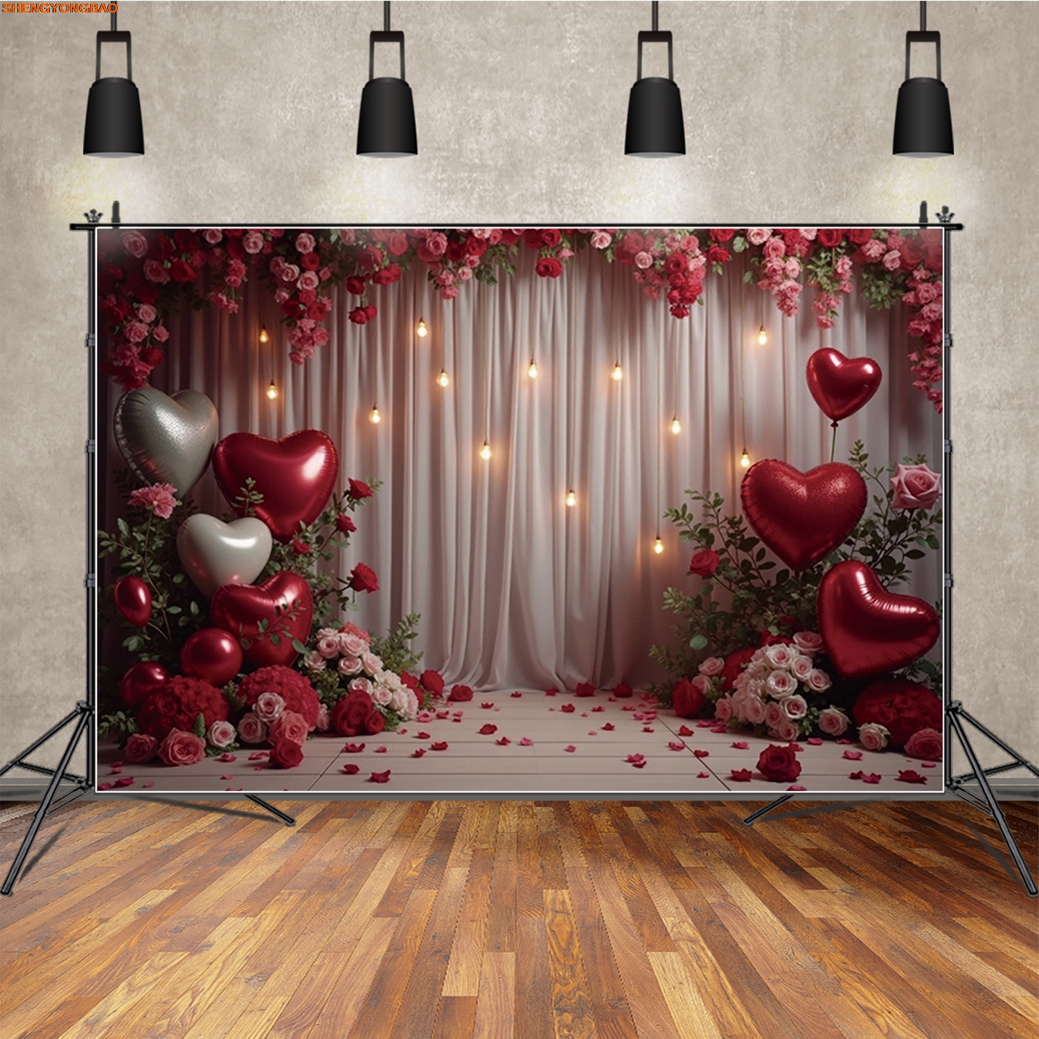 วันวาเลนไทน์คนรักวันพื้นหลังกา - Photography Lighting White Background บทวิจารณ์และราคา