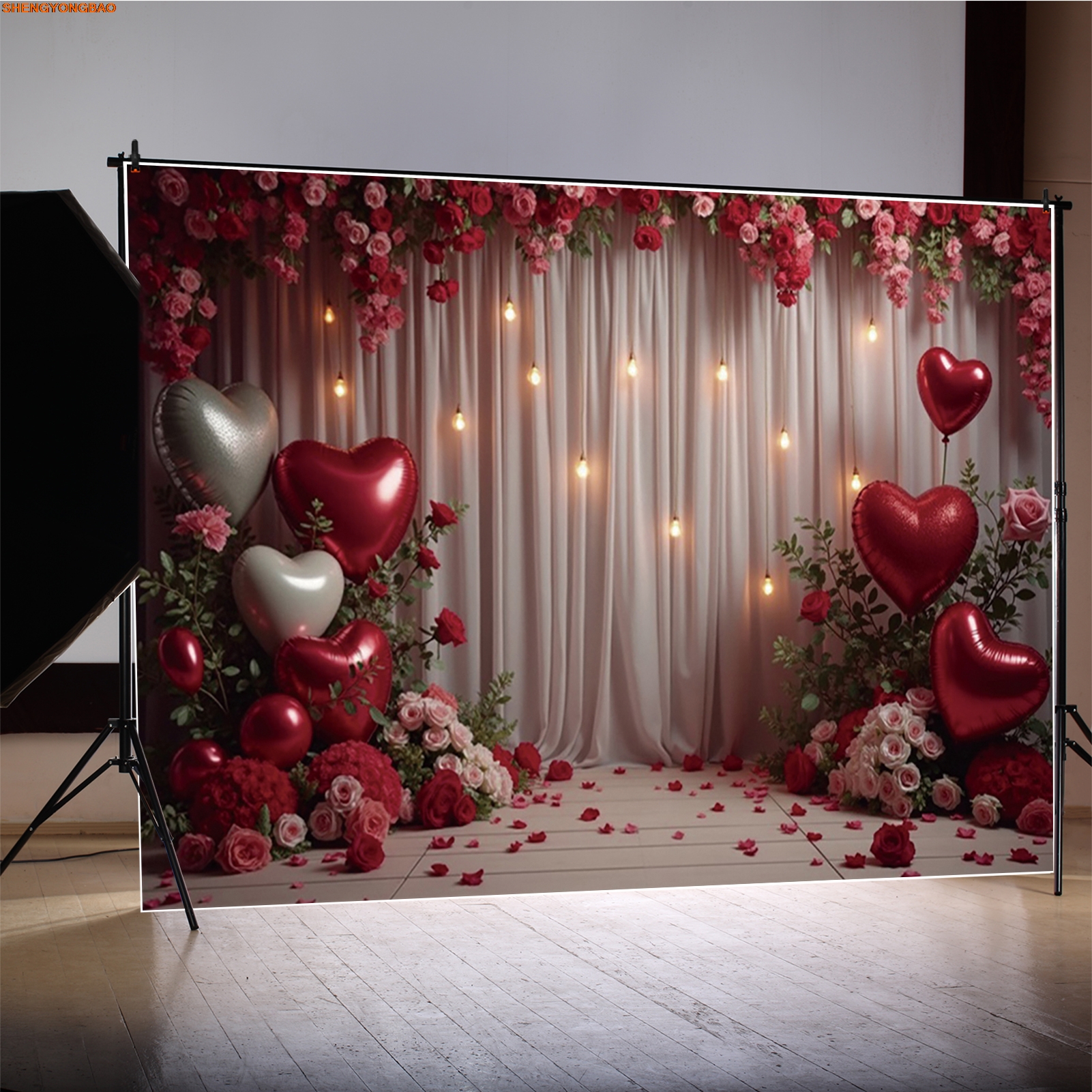 วันวาเลนไทน์คนรักวันพื้นหลังกา - Photography Lighting White Background บทวิจารณ์และราคา
