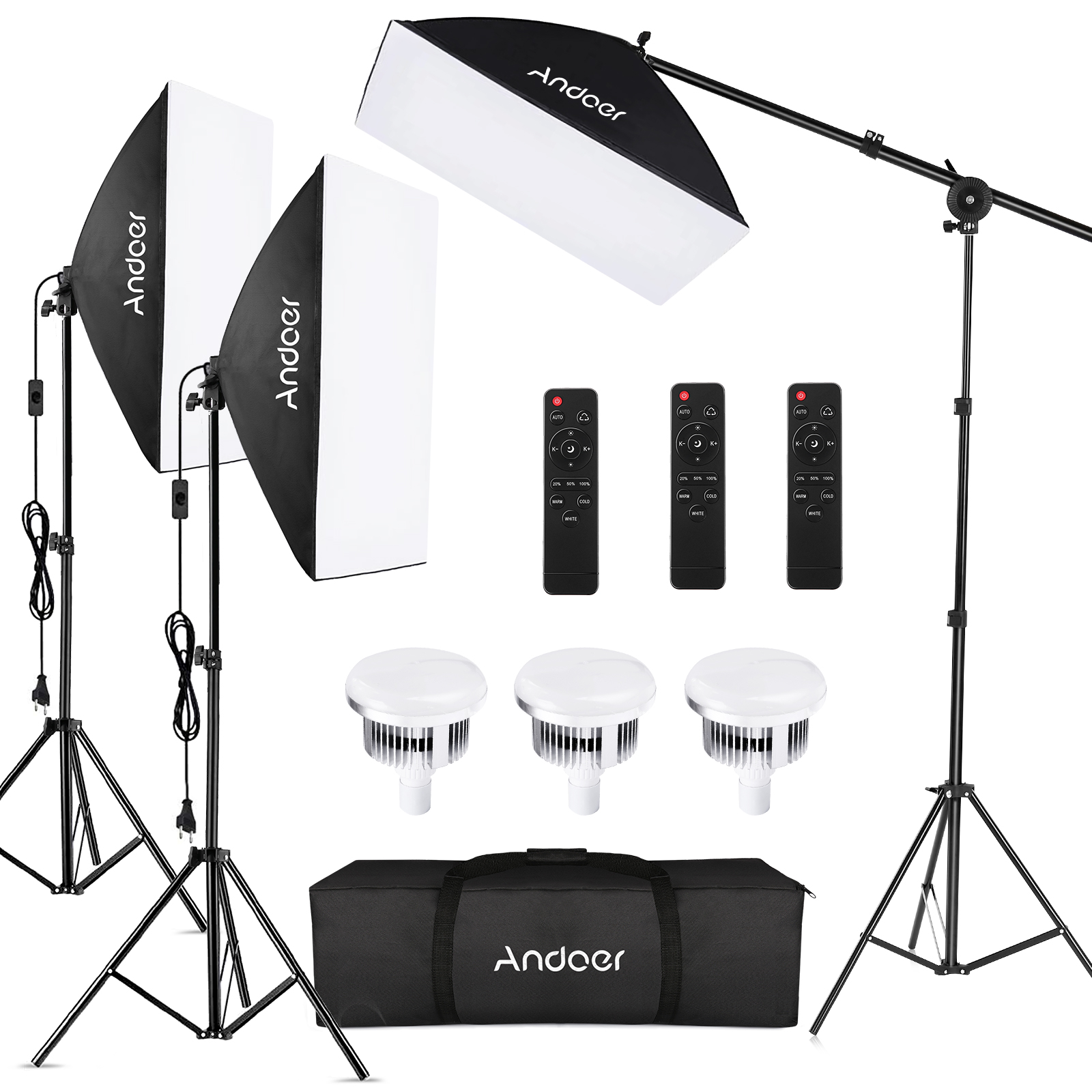 Andoer สตูดิโอถ่ายภาพชุด Softb - Photography Lighting Kits บทวิจารณ์และราคา