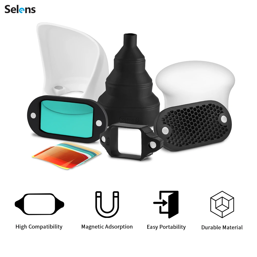 Selens TOP Flash Magnetic อุปก - Snoot Flash Modifier บทวิจารณ์และราคา