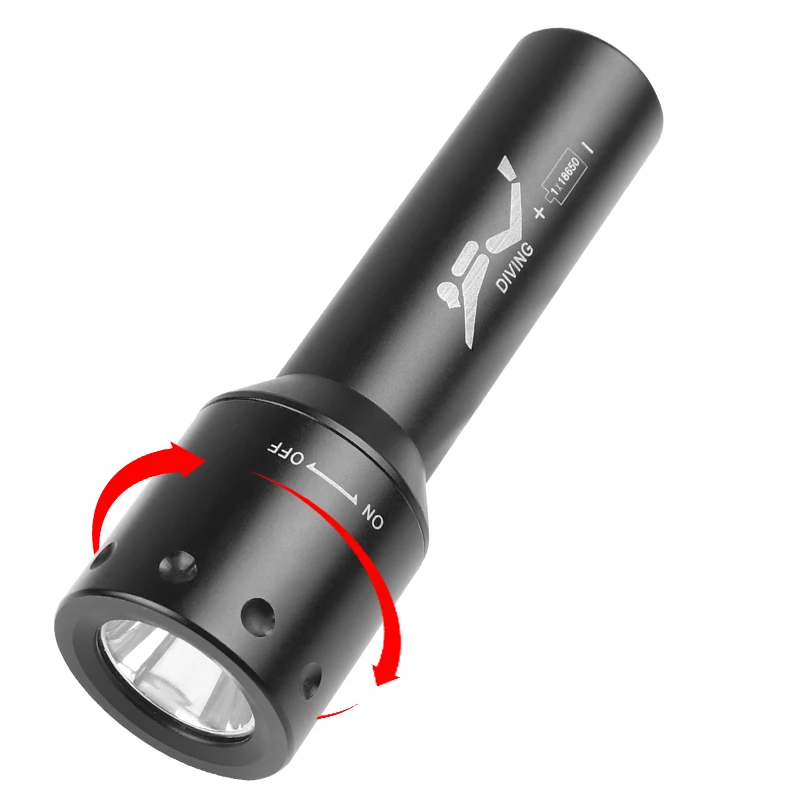ไฟฉายดำน้ำ LED รุ่นใหม่ T6 ระย - Lighting In Photography บทวิจารณ์และราคา