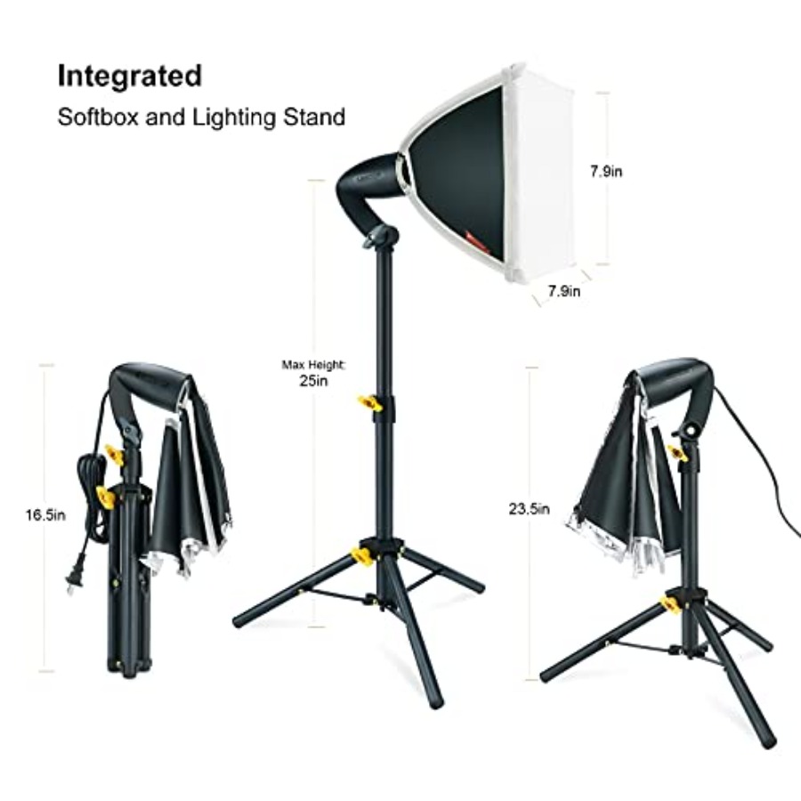 ชุดไฟสตูดิโอแบบพกพาขนาดเล็ก 8x - Photography Lighting Kit In Store บทวิจารณ์และราคา