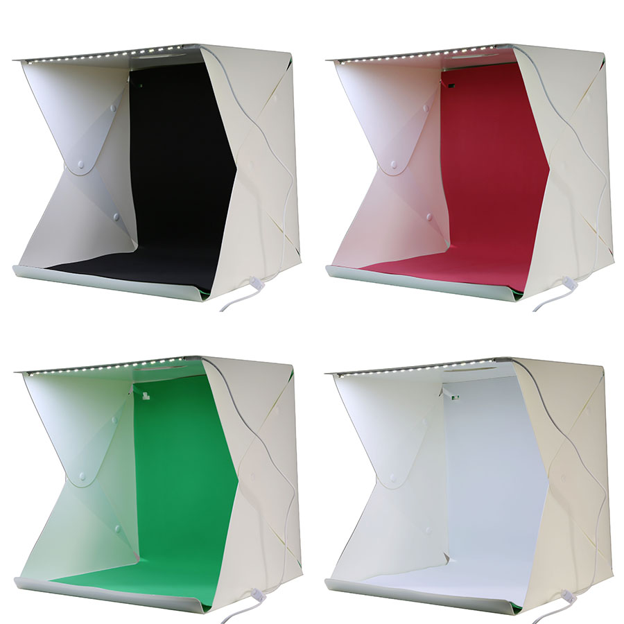 ซอฟท์บ็อกซ์แบบพับได้พร้อมไฟ LE - Photography Lighting White Background บทวิจารณ์และราคา